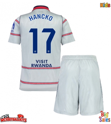 Atletico Madrid David Hancko #17 Replica Third Stadium Kit for Kids 2026-27 Short Sleeve (+ pants)